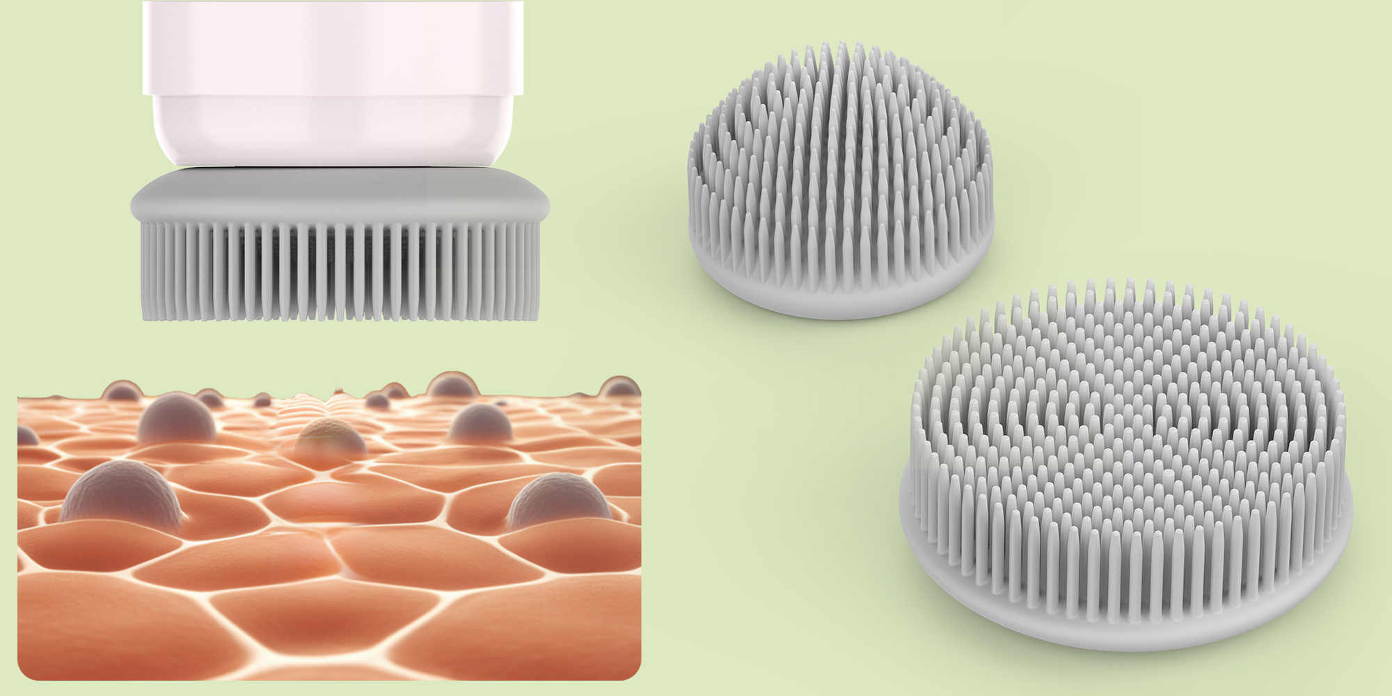 Masażer do twarzy KiCA PureClear - różowy